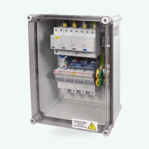 Cuadro trifásico, 400Vac, 100kA, tipo 1, fusibles 100A