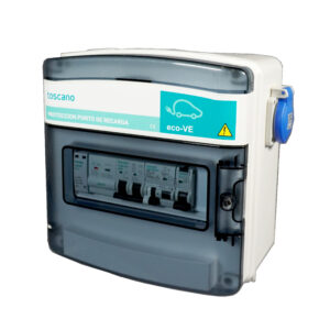 2 polos 16A 230VAC  transitoria 15kA y permanente reconexion automatica, schuko