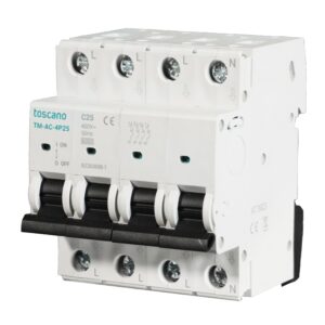 TMAC4P10 · Magnetotermico AC 4x10A curva C 230V 50/60Hz  6kA