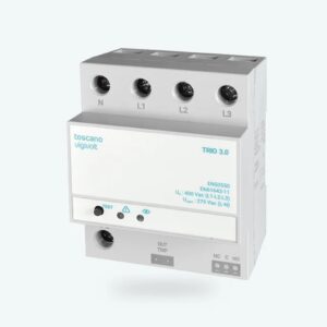 Transitoria 40kA y permanente 400Vac, trifásica, para conexión bobina máxima, mínima, contactor